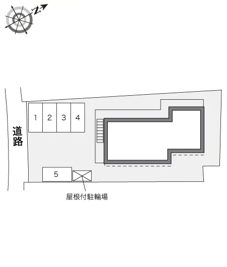 ★手数料０円★名古屋市守山区幸心２丁目 月極駐車場